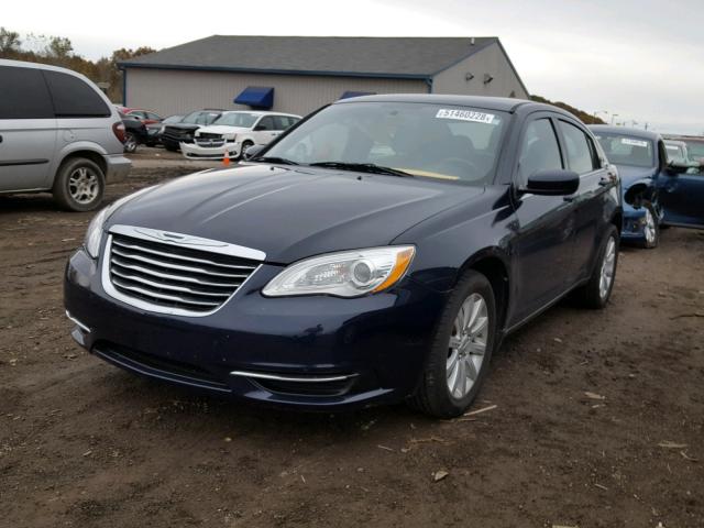 1C3CCBBB3DN738144 - 2013 CHRYSLER 200 TOURIN BLUE photo 2