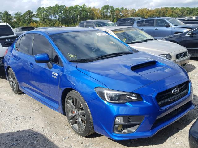 JF1VA1F67H9818245 - 2017 SUBARU WRX PREMIU BLUE photo 1