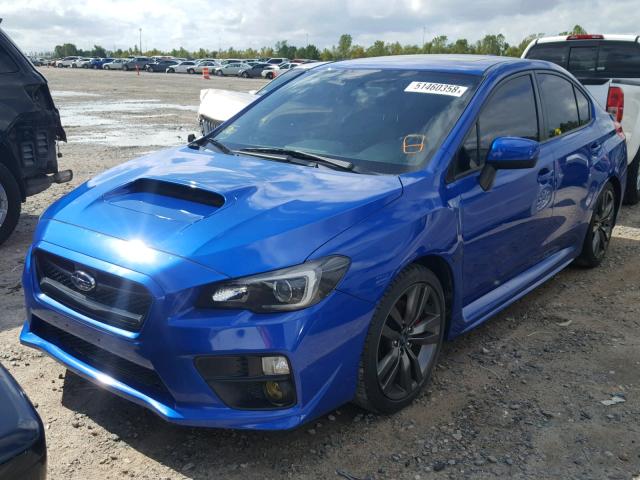 JF1VA1F67H9818245 - 2017 SUBARU WRX PREMIU BLUE photo 2