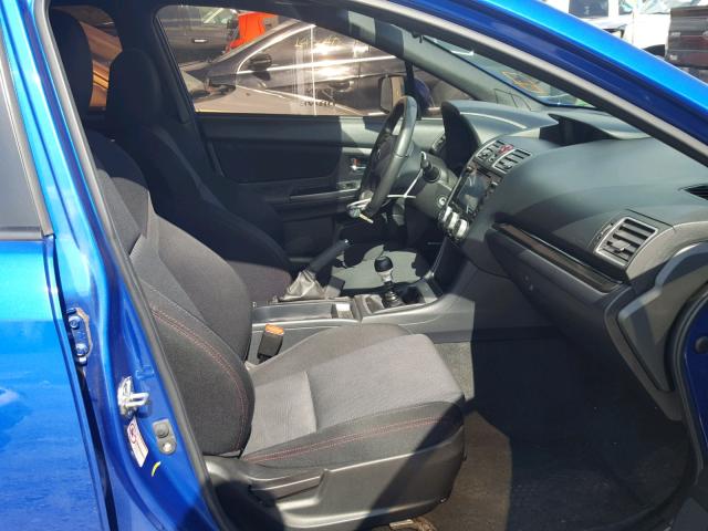 JF1VA1F67H9818245 - 2017 SUBARU WRX PREMIU BLUE photo 5