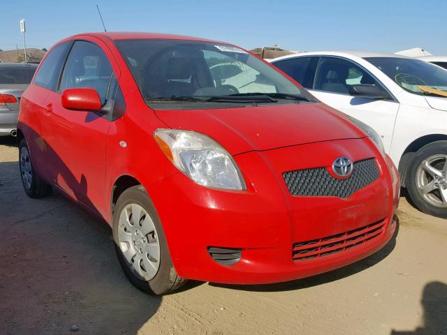 JTDJT923675106165 - 2007 TOYOTA YARIS RED photo 1