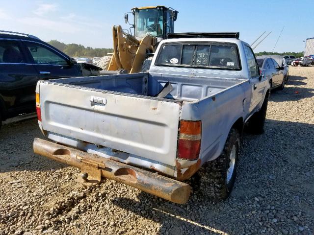 JT4RN01P0K4013539 - 1989 TOYOTA PICKUP 1/2 BLUE photo 4