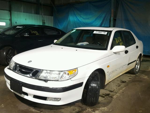 YS3EF48E9X3005520 - 1999 SAAB 9-5 SE WHITE photo 2