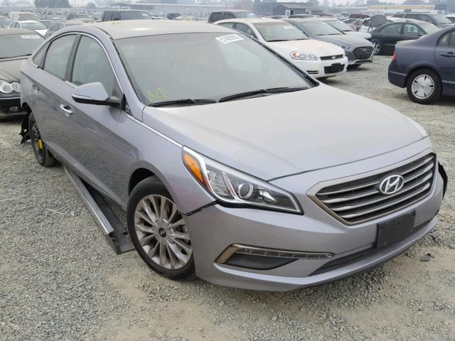 5NPE34AF9FH196846 - 2015 HYUNDAI SONATA SPO GRAY photo 1