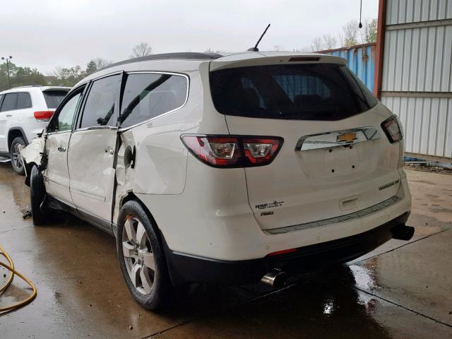 1GNKVLKD7DJ144969 - 2013 CHEVROLET TRAVERSE L WHITE photo 3