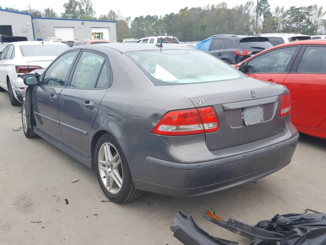 YS3FD49YX71141136 - 2007 SAAB 9-3 2.0T SILVER photo 3