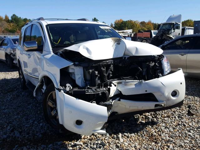 5N1BA0NF4EN613943 - 2014 NISSAN ARMADA PLA WHITE photo 1