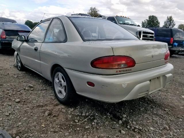 JA3AA11A1SU087710 - 1995 MITSUBISHI MIRAGE S SILVER photo 3