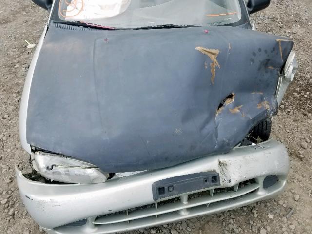 JA3AA11A1SU087710 - 1995 MITSUBISHI MIRAGE S SILVER photo 7