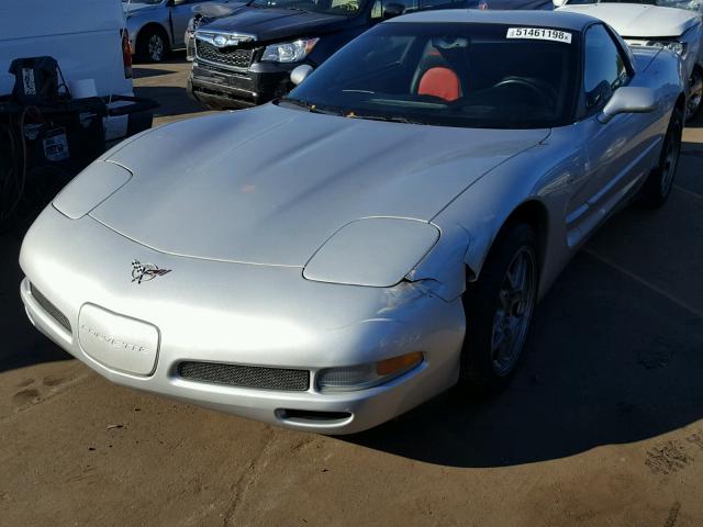 1G1YY12S435101672 - 2003 CHEVROLET CORVETTE Z SILVER photo 2