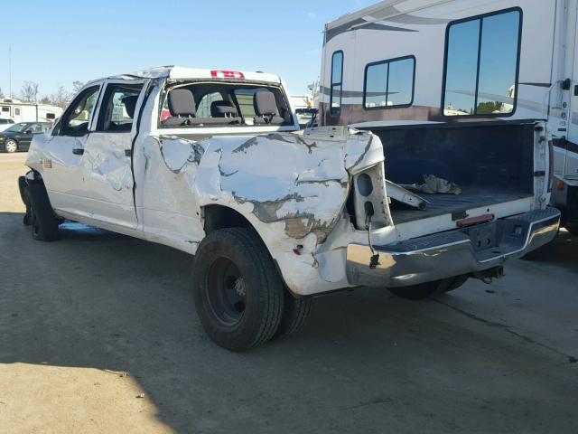 3C63DRGL5CG288918 - 2012 DODGE RAM 3500 S WHITE photo 3