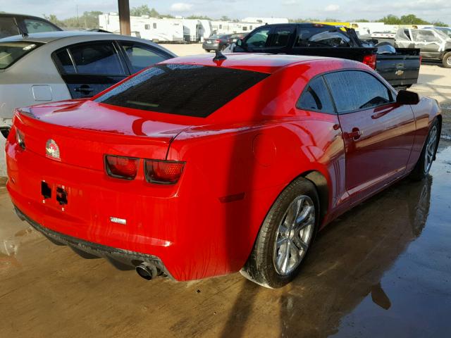 2G1FK1EJXA9167459 - 2010 CHEVROLET CAMARO SS RED photo 4