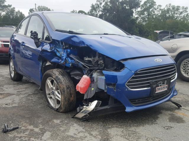 3FADP4BJ2JM103502 - 2018 FORD FIESTA SE BLUE photo 1