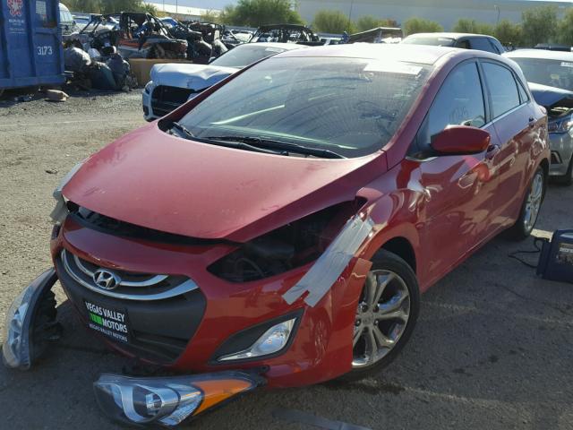 KMHD35LE1DU081534 - 2013 HYUNDAI ELANTRA GT RED photo 2