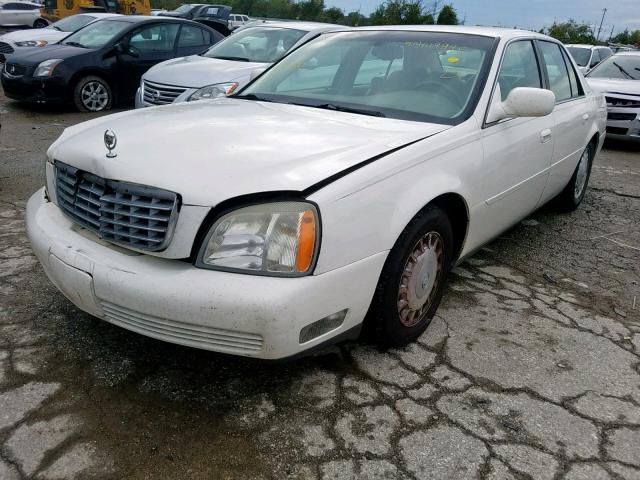 1G6KD54Y74U136900 - 2004 CADILLAC DEVILLE WHITE photo 2