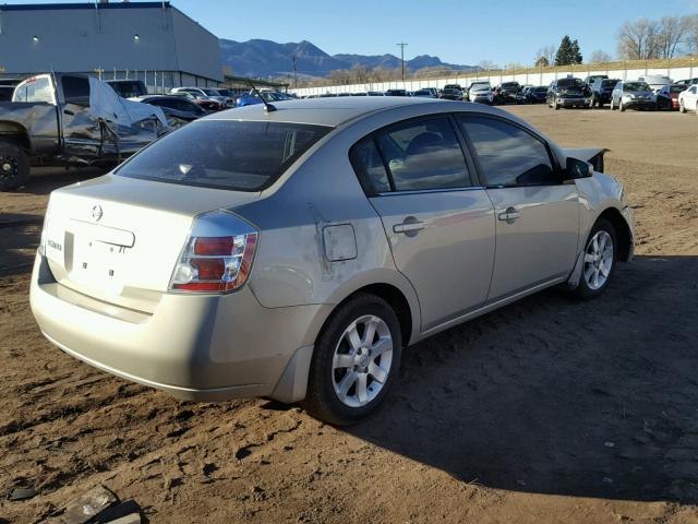 3N1AB61E08L627343 - 2008 NISSAN SENTRA 2.0 GRAY photo 4