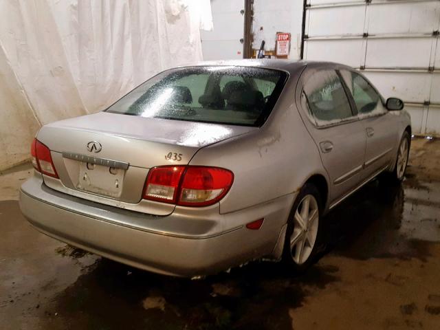 JNKDA31A62T011544 - 2002 INFINITI I35 SILVER photo 4