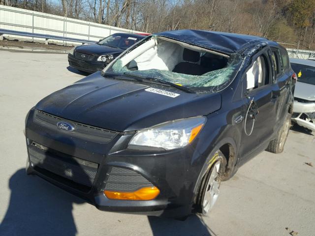 1FMCU0F77EUC50398 - 2014 FORD ESCAPE S BLACK photo 2