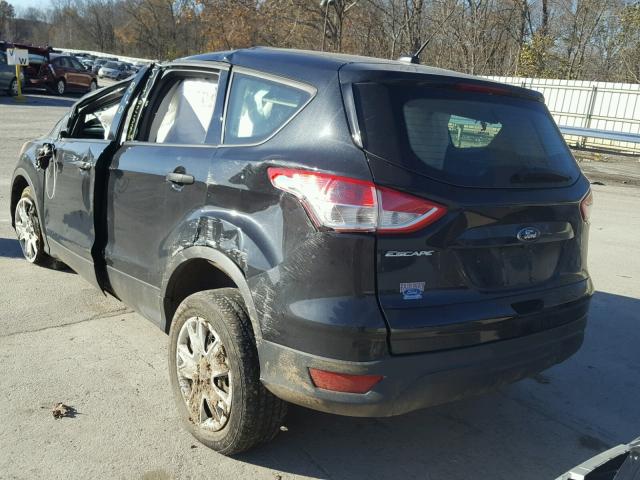 1FMCU0F77EUC50398 - 2014 FORD ESCAPE S BLACK photo 3