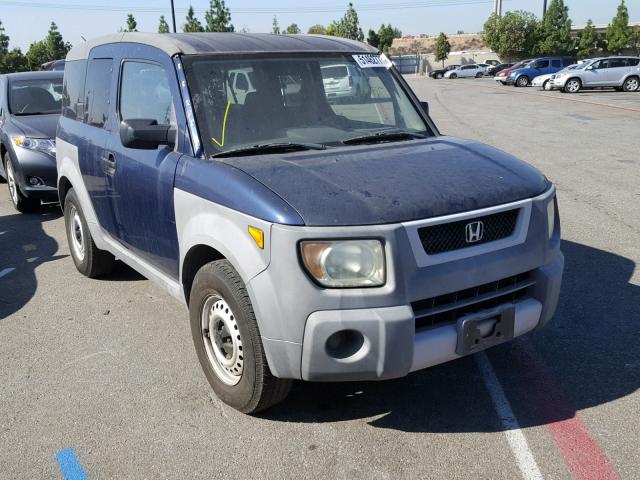 5J6YH18213L014574 - 2003 HONDA ELEMENT DX BLUE photo 1