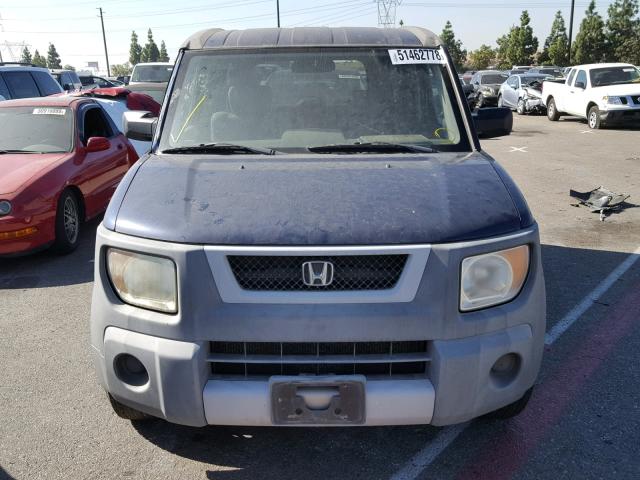 5J6YH18213L014574 - 2003 HONDA ELEMENT DX BLUE photo 9