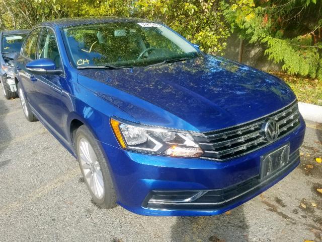 1VWBT7A3XGC033529 - 2016 VOLKSWAGEN PASSAT SE BLUE photo 1