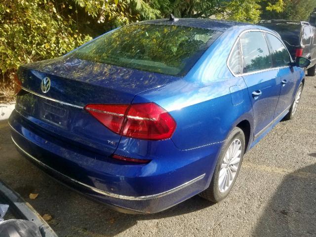 1VWBT7A3XGC033529 - 2016 VOLKSWAGEN PASSAT SE BLUE photo 4