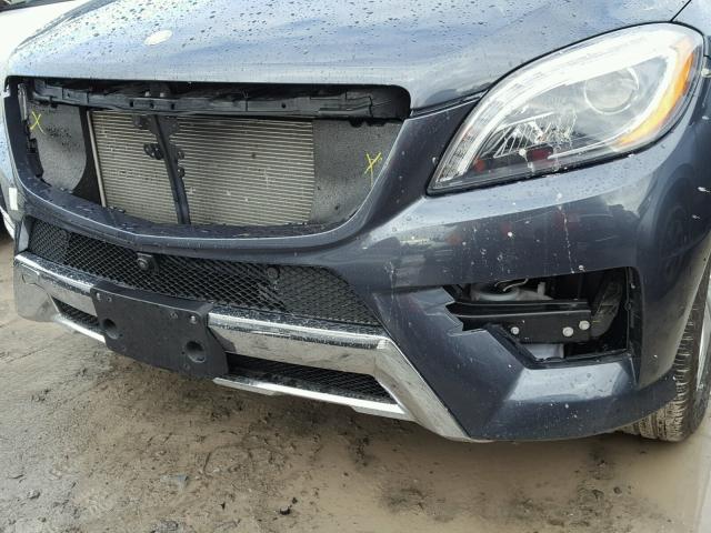 4JGDA5GB6FA579397 - 2015 MERCEDES-BENZ ML 400 4MA GRAY photo 9