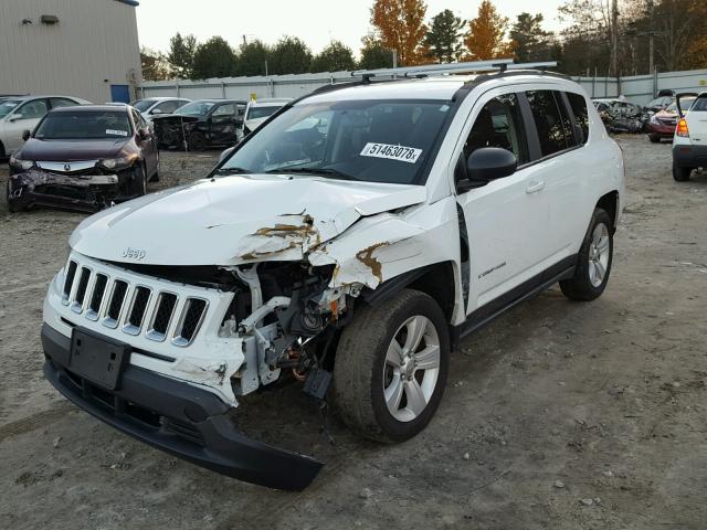 1C4NJDBB3CD625756 - 2012 JEEP COMPASS SP თეთრი ფოტო 2