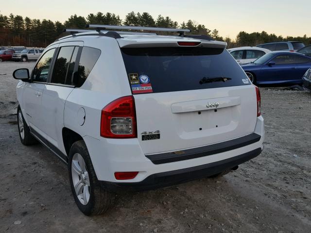 1C4NJDBB3CD625756 - 2012 JEEP COMPASS SP თეთრი ფოტო 3