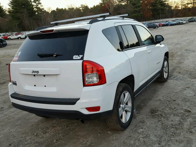 1C4NJDBB3CD625756 - 2012 JEEP COMPASS SP თეთრი ფოტო 4
