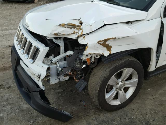 1C4NJDBB3CD625756 - 2012 JEEP COMPASS SP თეთრი ფოტო 9