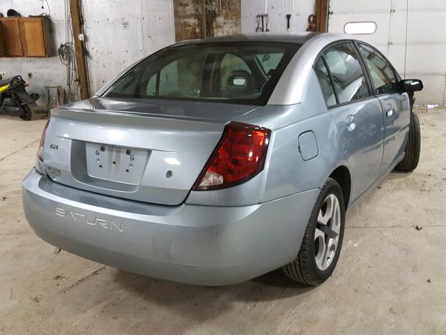 1G8AL52F33Z117799 - 2003 SATURN ION LEVEL BLUE photo 4