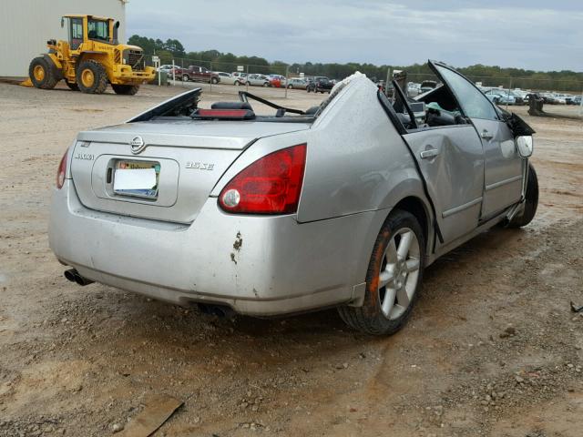 1N4BA41E06C829090 - 2006 NISSAN MAXIMA SE SILVER photo 4