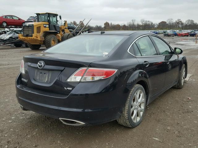 1YVHZ8CBXA5M15667 - 2010 MAZDA 6 S BLACK photo 4