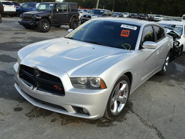 2C3CDXCT2CH253406 - 2012 DODGE CHARGER R/ SILVER photo 2