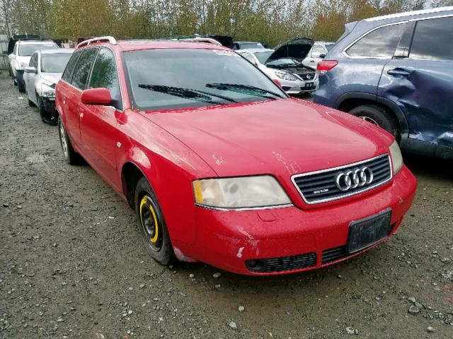 WAUDA34B5XN109320 - 1999 AUDI A6 AVANT Q RED photo 1