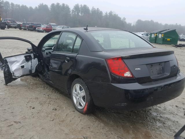 1G8AJ55F37Z203394 - 2007 SATURN ION LEVEL BLACK photo 3