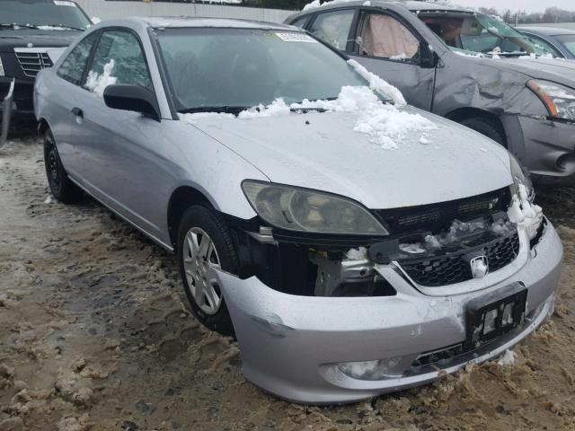 1HGEM221X5L080605 - 2005 HONDA CIVIC DX V SILVER photo 1