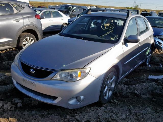 JF1GH636X8H816467 - 2008 SUBARU IMPREZA OU SILVER photo 2