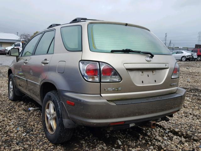 JTJHF10U620239272 - 2002 LEXUS RX 300 TAN photo 3