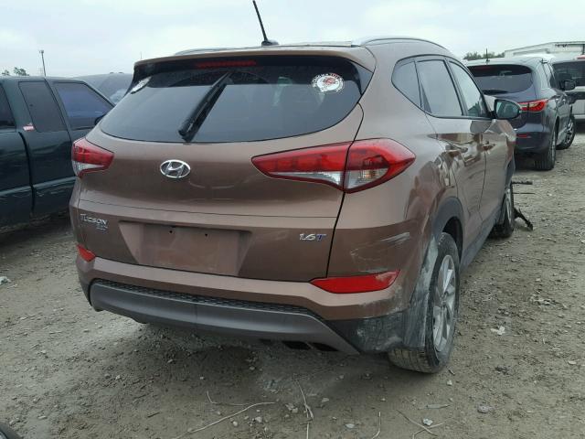 KM8J33A25GU093366 - 2016 HYUNDAI TUCSON LIM BROWN photo 4