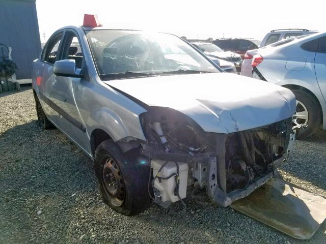 KNADE123966108507 - 2006 KIA RIO BLUE photo 1