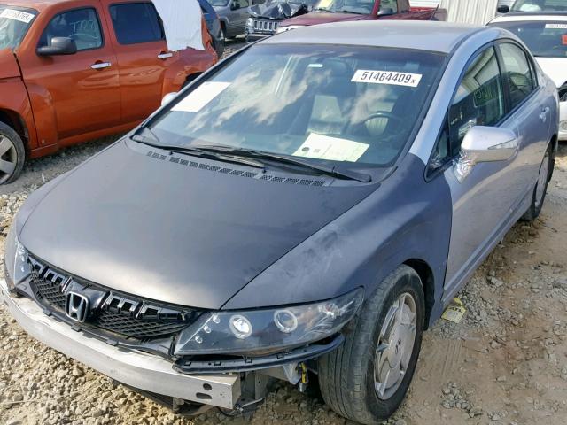 JHMFA36219S016189 - 2009 HONDA CIVIC HYBR SILVER photo 2