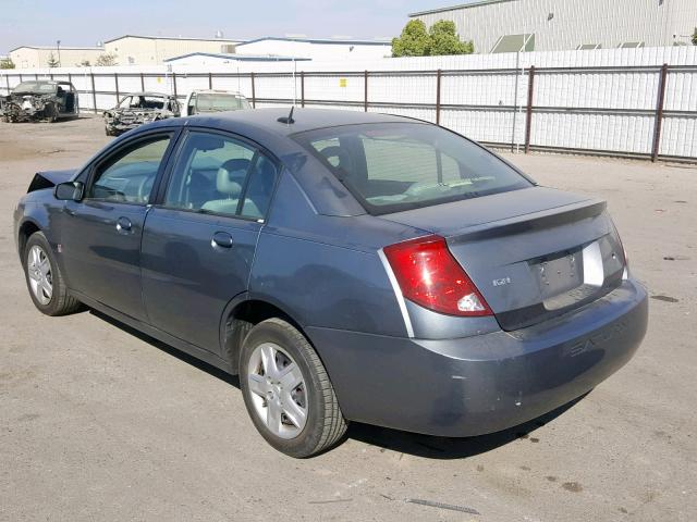 1G8AJ58F07Z194228 - 2007 SATURN ION LEVEL GRAY photo 3