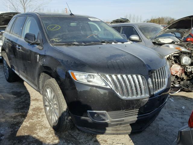 2LMDJ8JK0DBL06682 - 2013 LINCOLN MKX BLACK photo 1