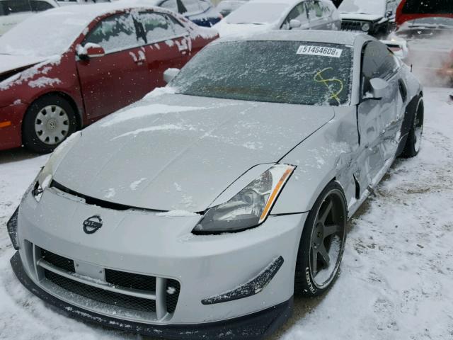 JN1AZ34E13T014092 - 2003 NISSAN 350Z COUPE SILVER photo 2