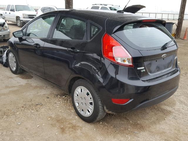 3FADP4EEXEM227165 - 2014 FORD FIESTA SE BLACK photo 3