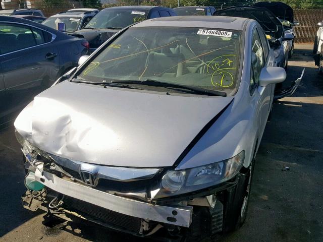 19XFA1F80AE022566 - 2010 HONDA CIVIC EX SILVER photo 2