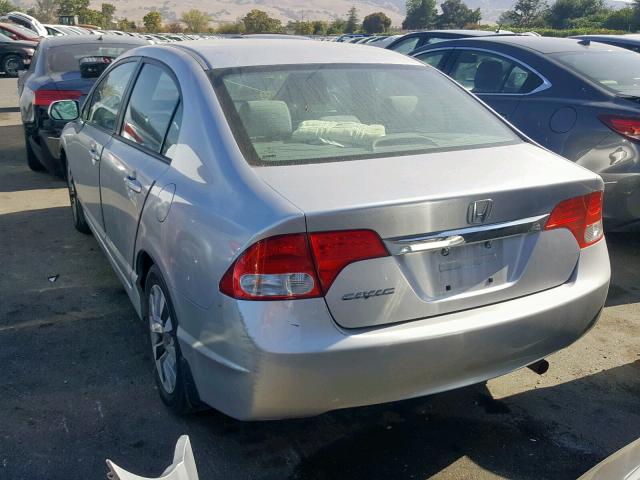 19XFA1F80AE022566 - 2010 HONDA CIVIC EX SILVER photo 3